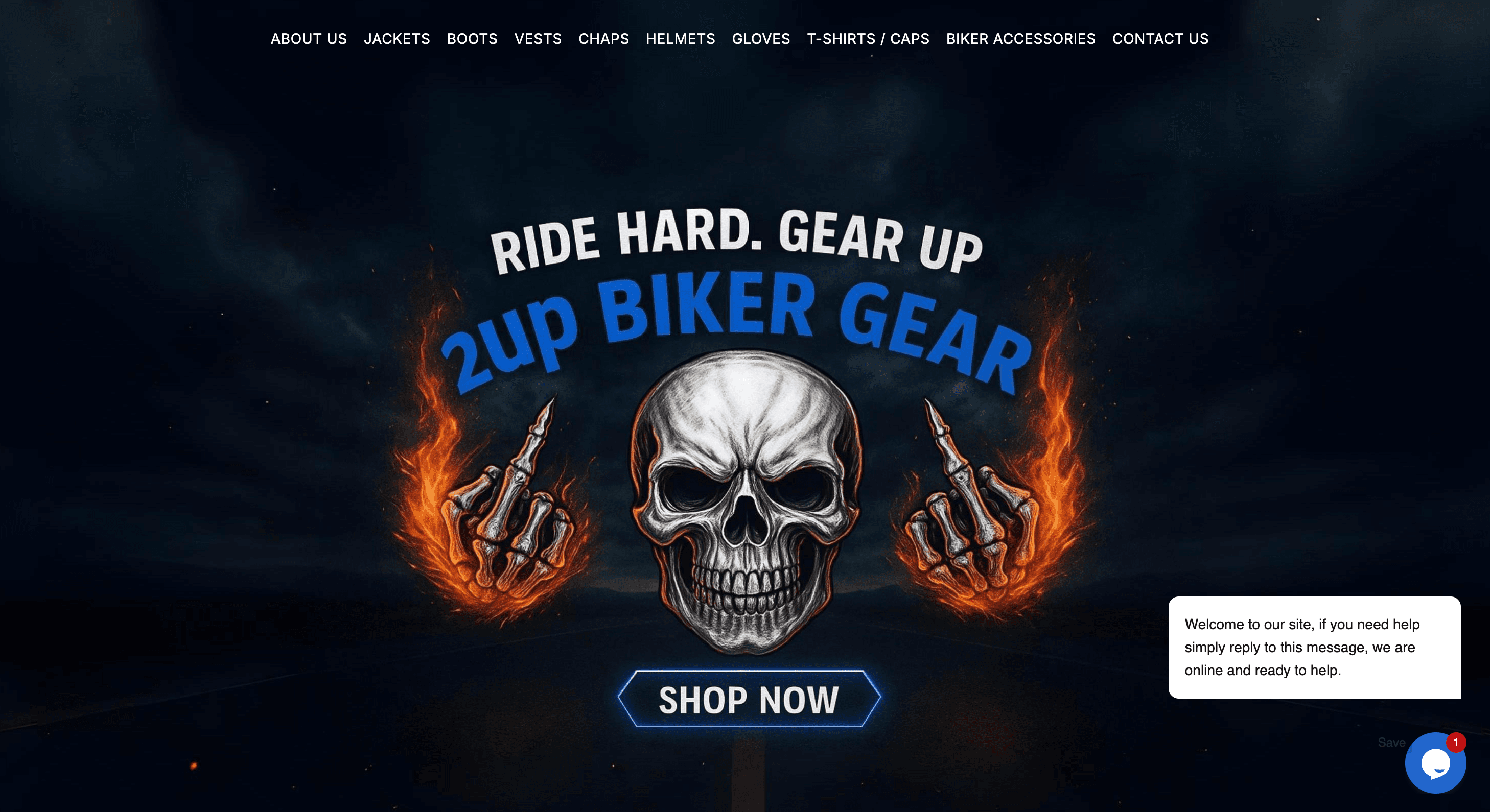 2-Up Biker Gear (E-Commerce Platform)