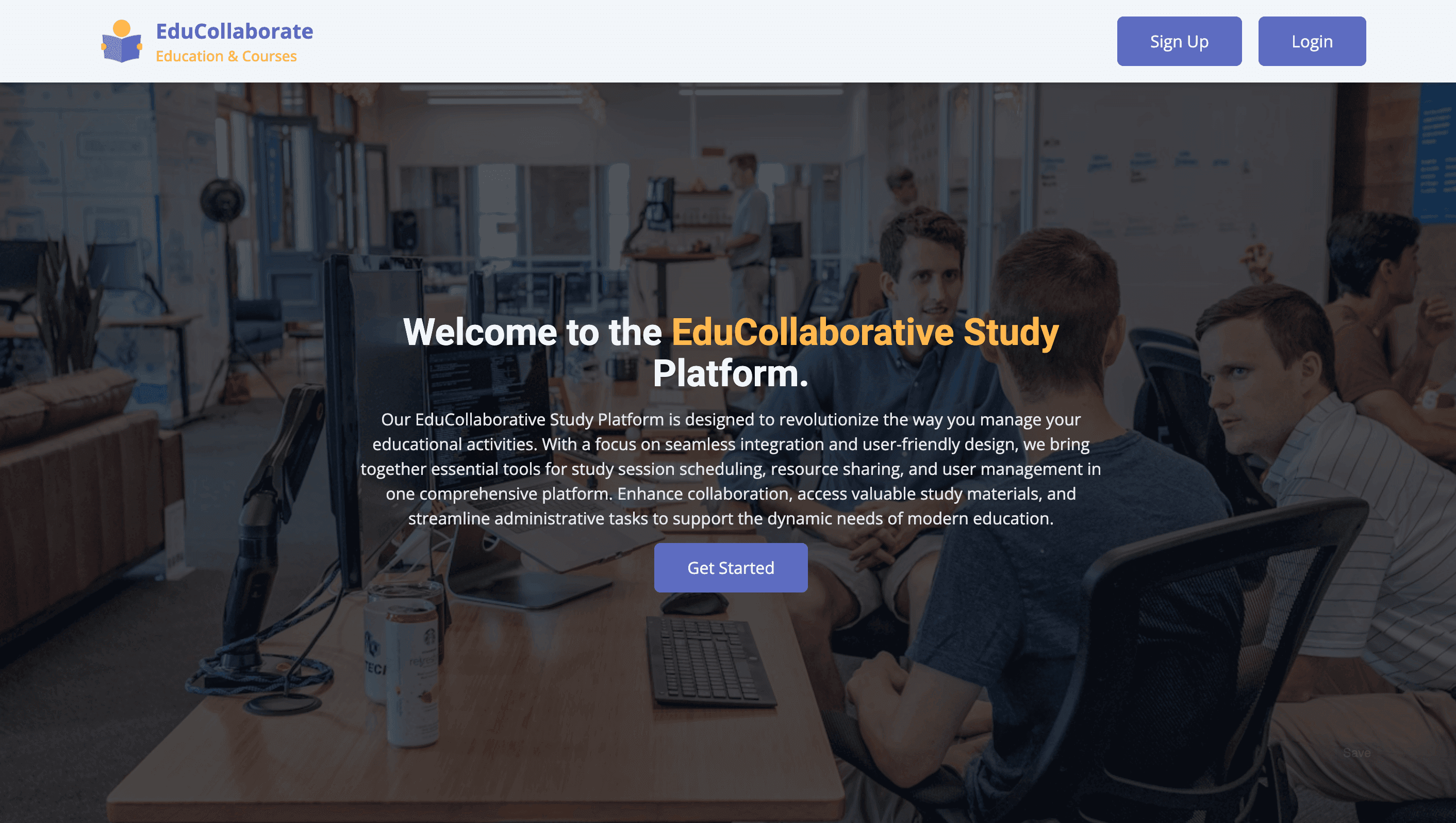 Education Collaborative Study Platform