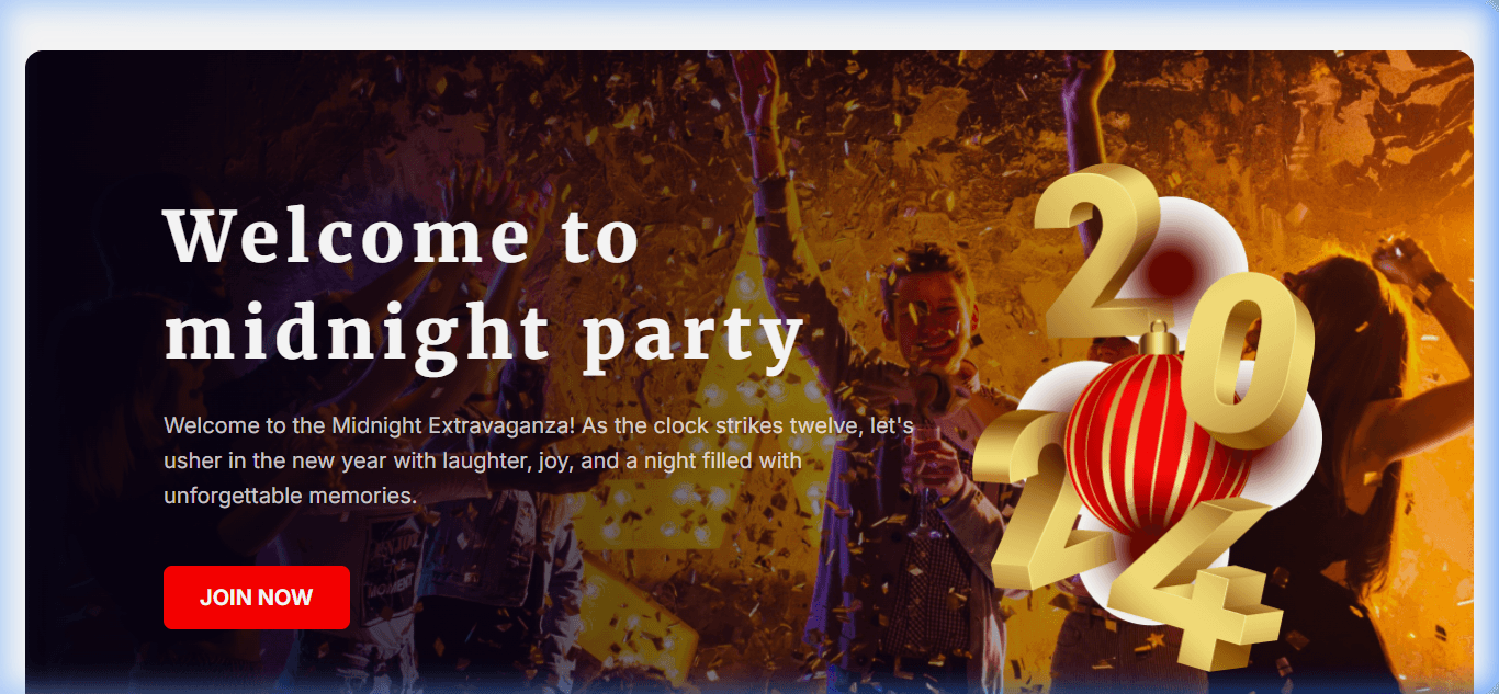New Year Party Celebration Platform screenshot 2