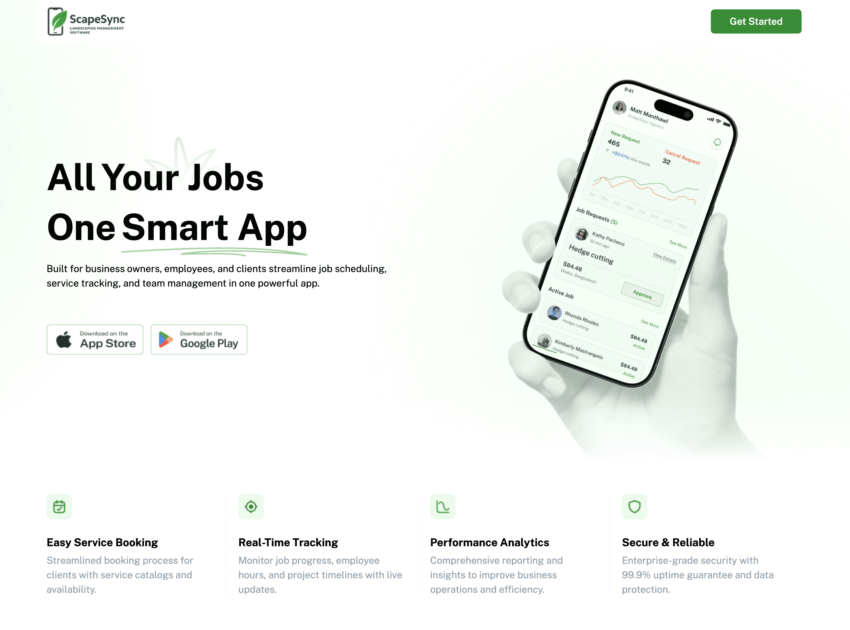 ScapeSync (Frontend Landing Page & Auth)