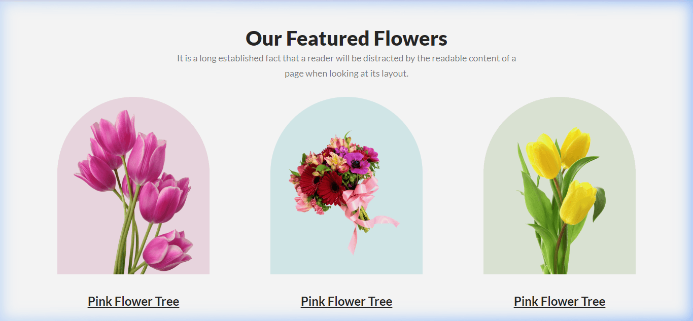 Flower Shop E-Commerce Landing Page screenshot 2