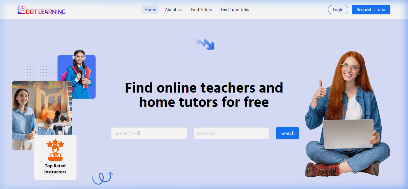 Screenshot preview of Tutor Finder - Discovery Platform for Teachers & Tutors